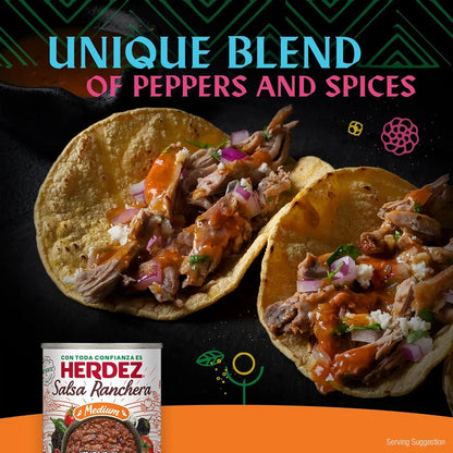 Salsa Ranchera Herdez Lata 198g Paquete De 12 Auténtica Sabor Mexicano