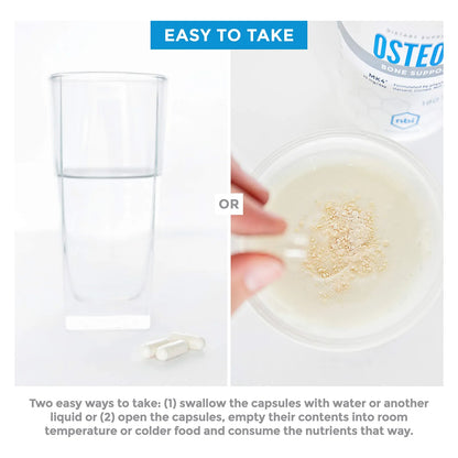 Osteo K Bone Support Vitamina D K2 Y Citrato De Calcio 180 Cápsulas