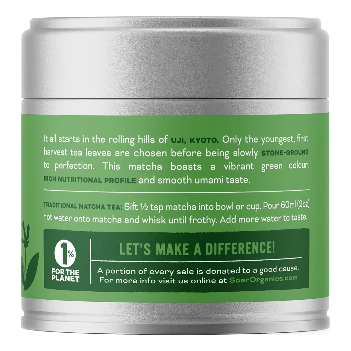 Polvo De Té Verde Matcha Ceremonial Uji Auténtico 1 Oz Energía Natural Y Antioxidantes