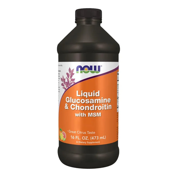 Glucosamina Liquida Condroitina Msm 473 Ml Now Foods Alivio Articular