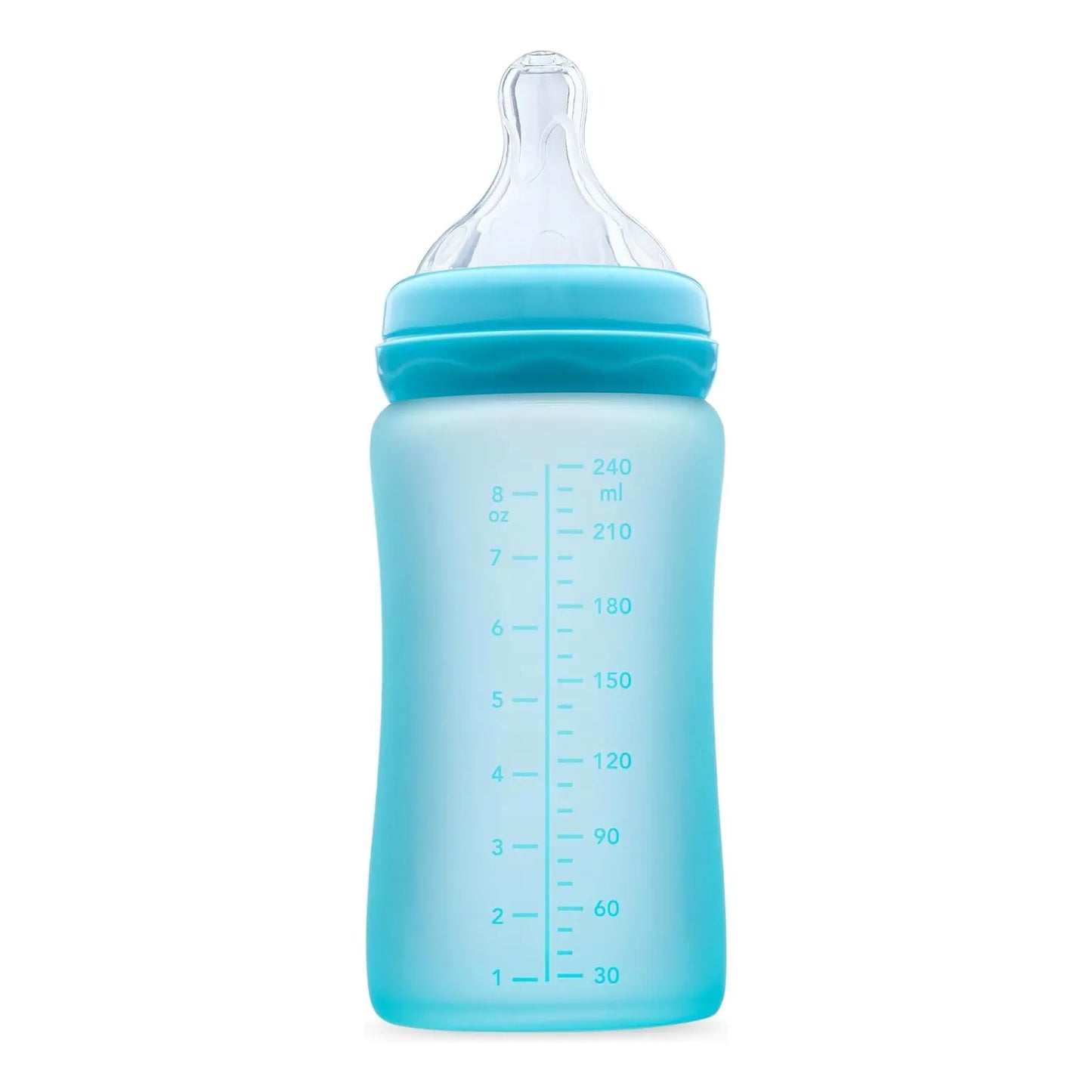 Vasos De Vidrio 3 En 1 Para Bebes Biberones Recubiertos Silicona Seguro Y Ecologico