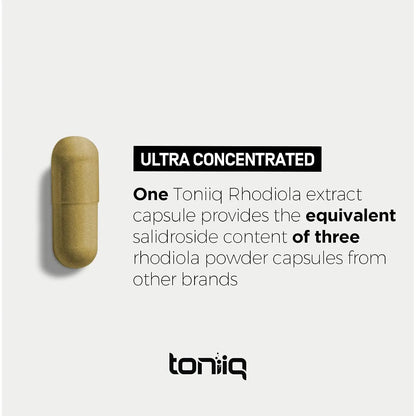 Rhodiola Rosea 600 Mg Triple Potencia 120 Capsulas Toniiq Extracto 5 Salidrosido