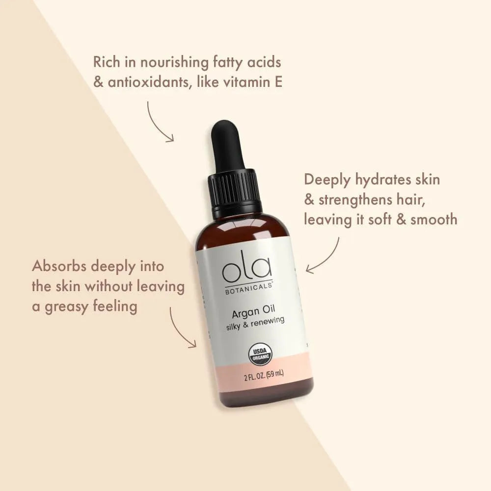 Aceite De Argán Orgánico Dr Mercola 60ml Hidratante Piel Y Cabello