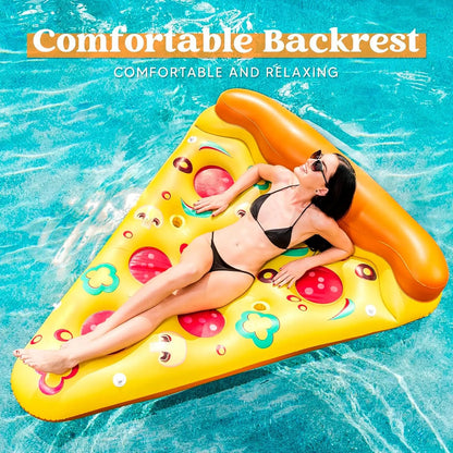 Flotador Inflable Gigante De Pizza Para Piscina Diversion Verano JOYIN