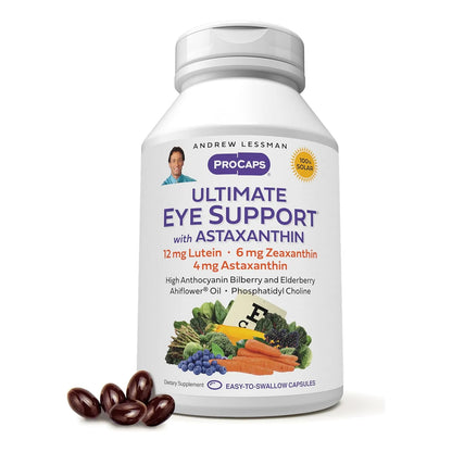 Apoyo Ocular Avanzado 30 Capsulas Luteina Zeaxantina Astaxantina Vision Protegida