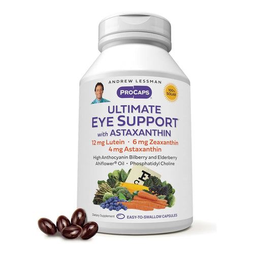 Apoyo Ocular Avanzado 30 Capsulas Luteina Zeaxantina Astaxantina Vision Protegida