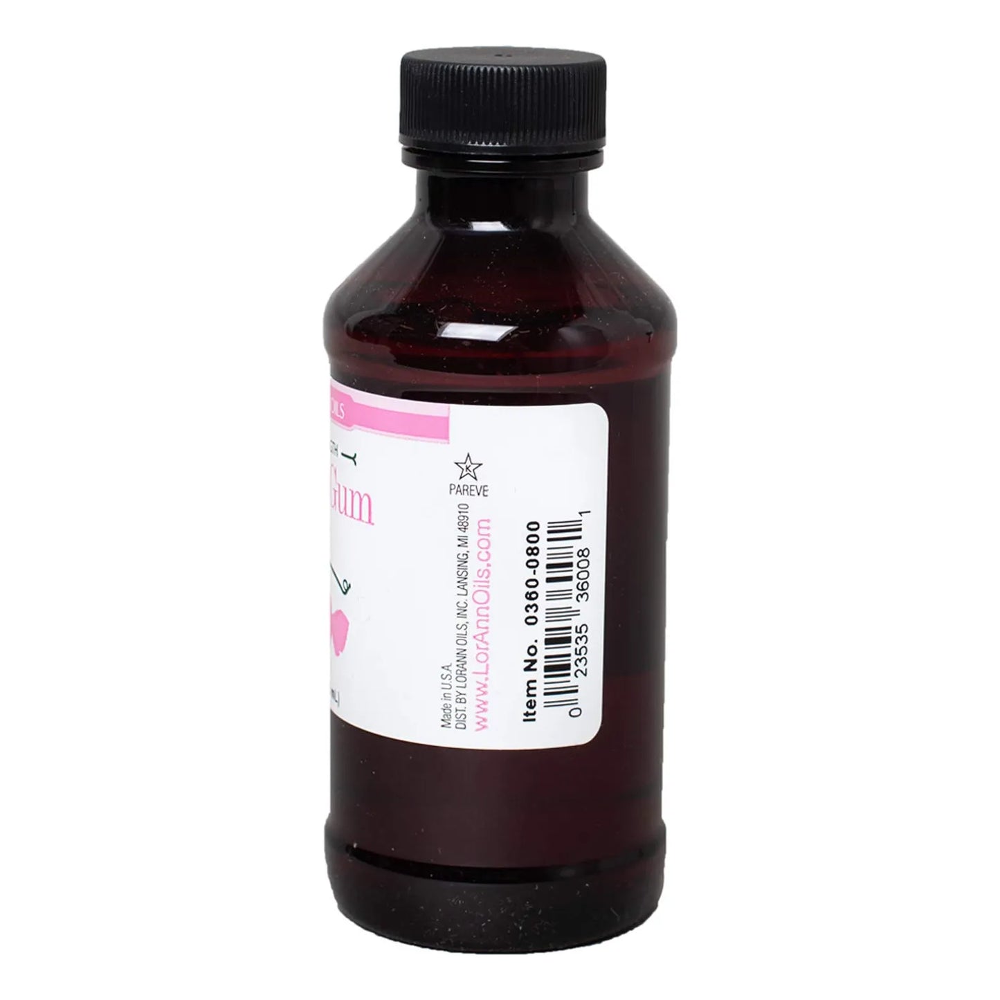 Sabor Lorann Chicle 120 Ml Extracto Superfuerte Para Reposteria Y Bebidas