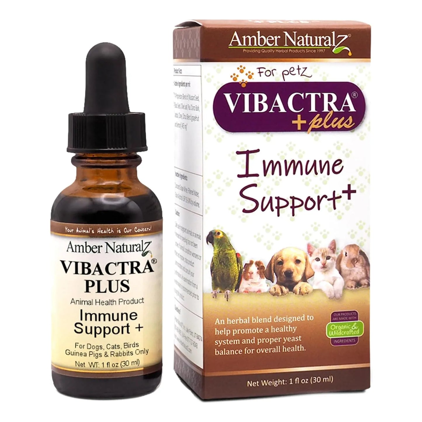 Vibactra Plus Suplemento Inmunologico Para Mascotas Amber NaturalZ