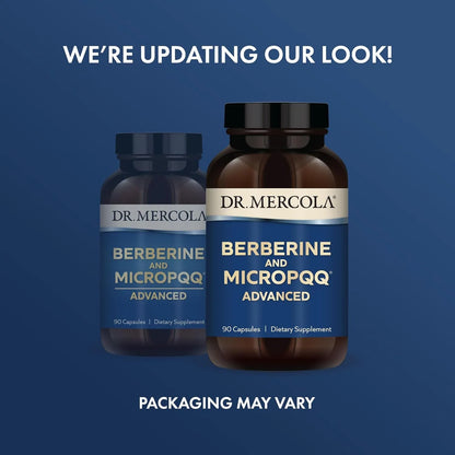 Berberina Y MicroPQQ Avanzados 90 Cápsulas Dr Mercola Apoyo Inmunológico