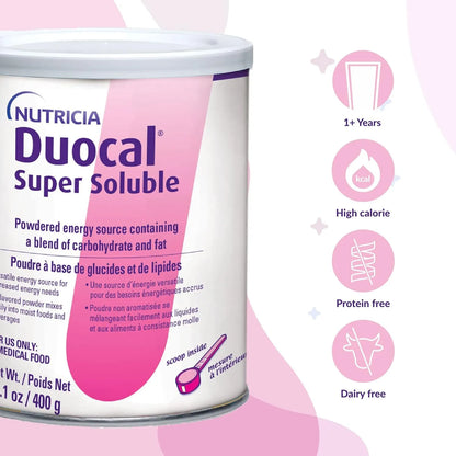 Suplemento Nutricional Duocal Para Aumento De Peso Infantil Hipoalergenico Y Soluble