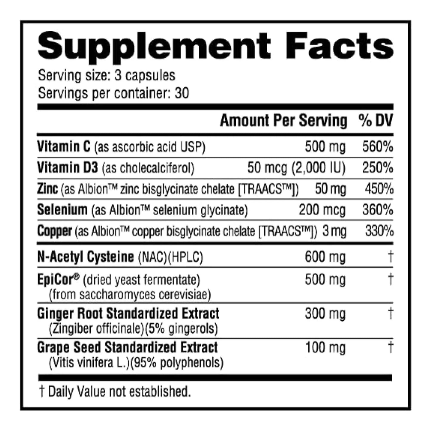 Complemento Inmunologico 90 Capsulas Vegetarianas Nutrabio Con Epicor