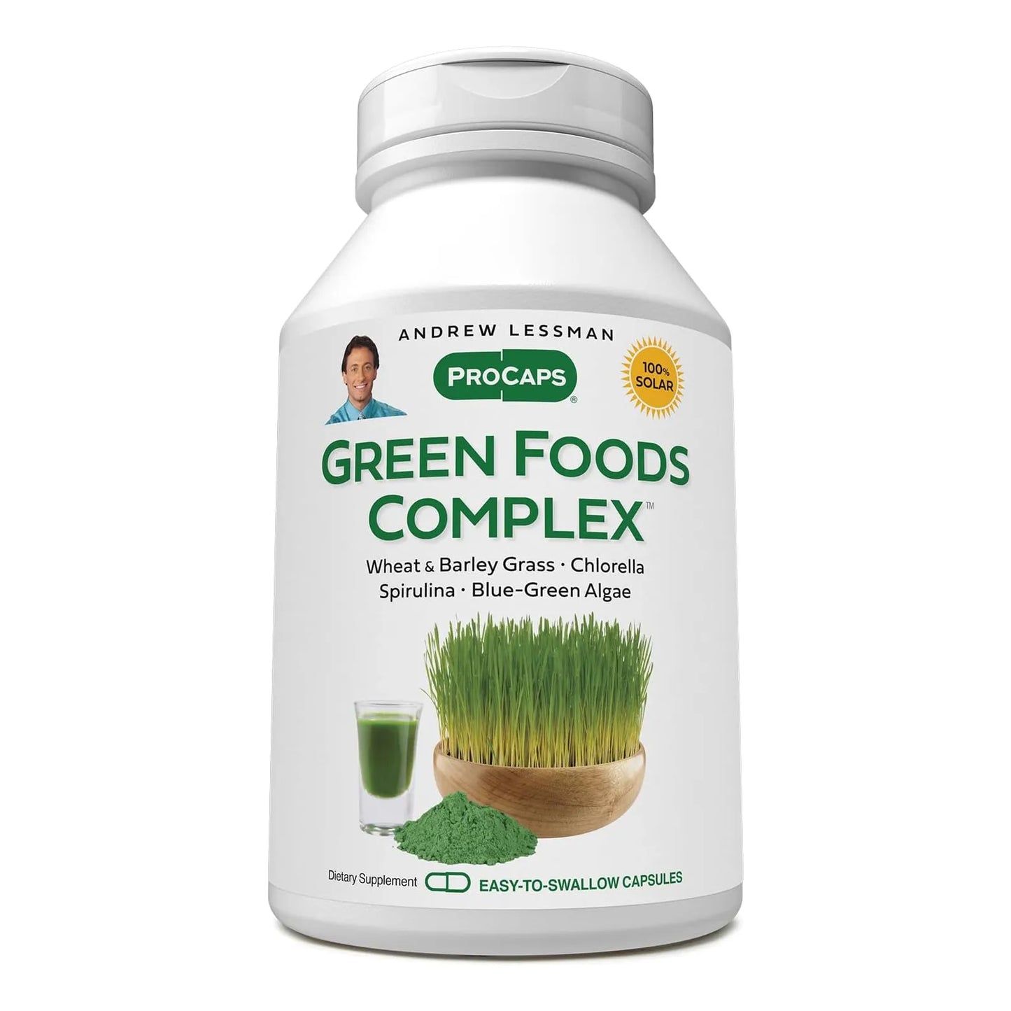 Complejo De Alimentos Verdes Andrew Lessman 60 Capsulas Nutricion Saludable