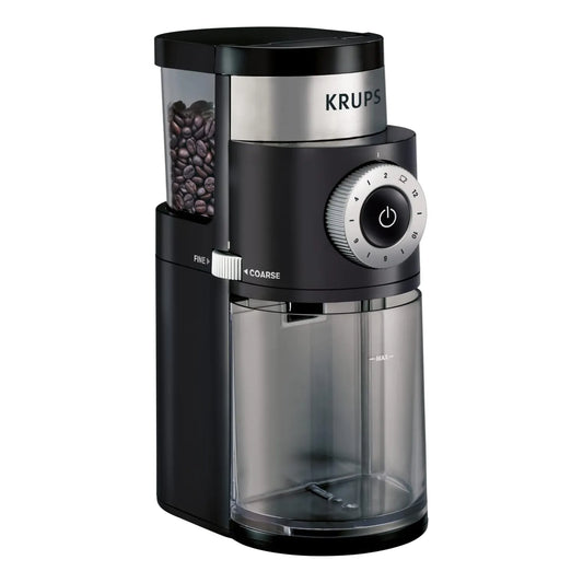 Molinillo De Cafe Krups Acero Inoxidable 12 Niveles Molienda 110V Envio Gratis