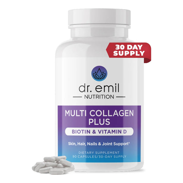 Péptidos De Colágeno Multiacción Con Biotina Y Vitamina D Para Piel Cabello Y Uñas