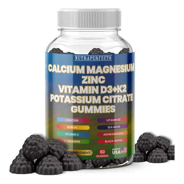 Gomitas De Calcio Azucaradas Con Vitaminas Para Niños Y Adultos