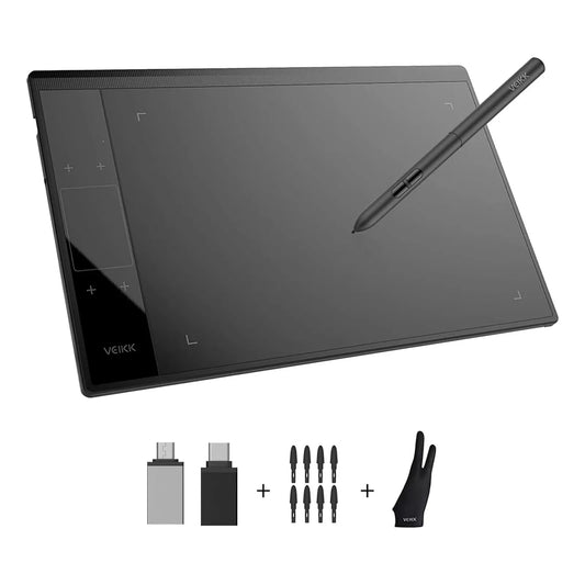 Tableta De Dibujo Veikk A30 V2 10 X 6 Pulg Profesional Con Bolígrafo Sin Batería