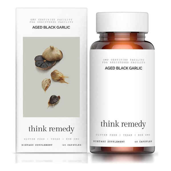 Ajo Negro Envejecido Cápsulas Think Remedy 60 Unidades - Imagen 1