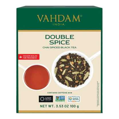 Té Masala Chai Doble Especia 100 Tazas 200 G Fuerte Picante Vahdam