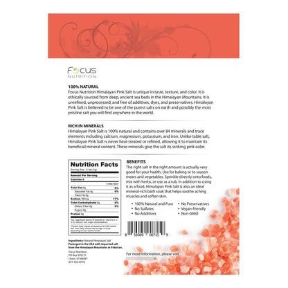 Sal Rosa Del Himalaya Grano Fino 100 Natural Bolsa Resellable 2 Libras Beneficios Saludables