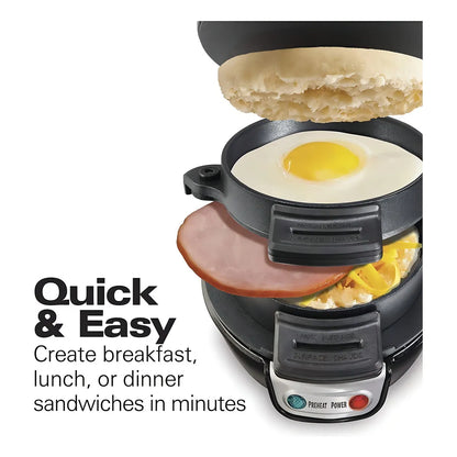 Sandwichera Especial Para Desayuno Hamilton Beach Prepara Sándwiches En 5 Minutos