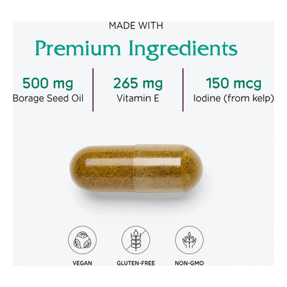 Mezcla Ciclica Mamaria 60 Capsulas Apoyo Natural Vegetariano Sin Alergenos