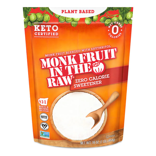 Edulcorante Natural Fruta Monje In The Raw 40 Sobres Zero Calorias Keto Vegan