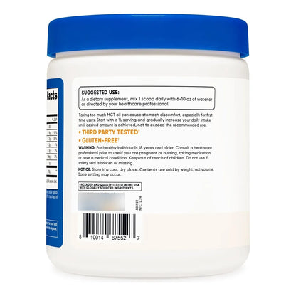 Aceite Mct En Polvo Nutricost 05 Lb Para Dieta Cetogenica Energia Instantanea