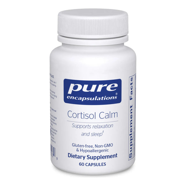 Cortisol Calm Suplemento Para Manejo Del Estrés Y Sueño Reparador Con Ashwagandha Y L Teanina 60 Cápsulas