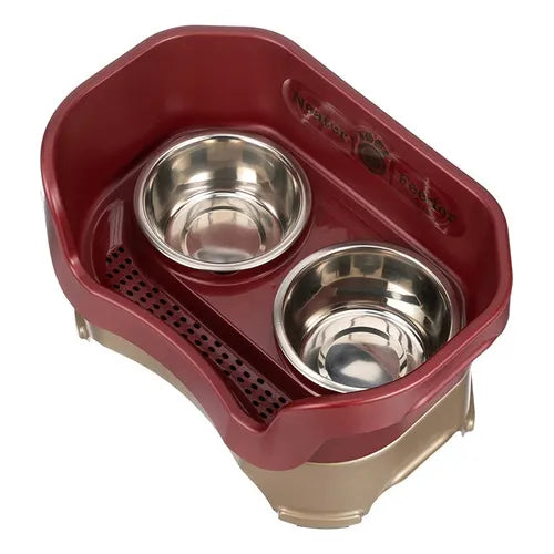 Neater Feeder Deluxe Medium Dog Cranberry Comedero Antiderrames Para Perros