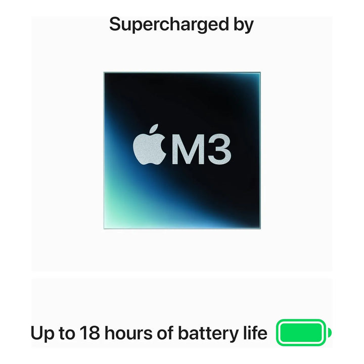 Apple Macbook Air M3 A3113 13.6 Pul 16gb Ram 256gb Ssd Negro - Imagen 3