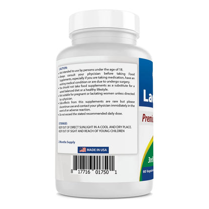 Lactoferrina 250 Mg Cápsulas Vegetales Best Naturals Apoyo Inmunológico