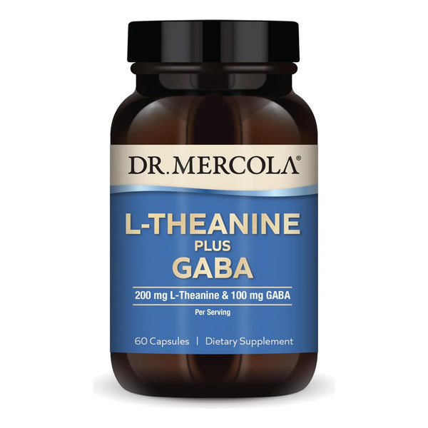 L Theanine Plus GABA 60 Capsulas Relajante Natural Sin Gluten Ni OMG