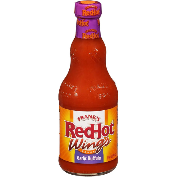 Salsa De Alas De Búfalo Con Ajo Frank's RedHot 355 Ml Paquete De 5 Sabores De Restaurante En Casa