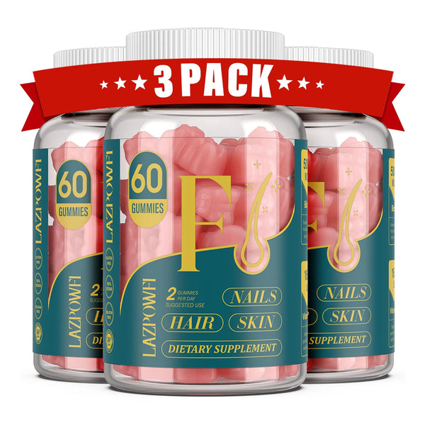 Gomitas De Biotina Sabor Frambuesa Para Cabello Uñas Y Piel 90 Días