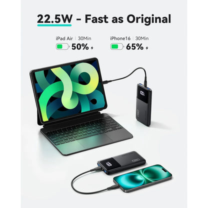 Cargador Portátil Iniu 10000mah Ultra Delgado Rápido Black2 - Imagen 4