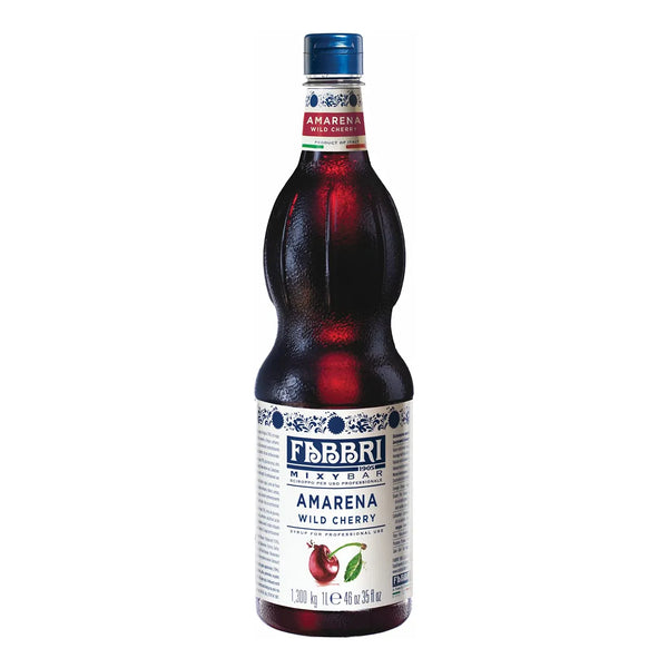 Jarabe Fabbri Cereza Amarena 1L Sabor Italiano Premium Para Bebidas Y Postres