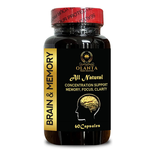 Soporte De Memoria Cerebral Con Ginkgo Biloba Y Vitaminas Para Concentracion Y Energia Mental