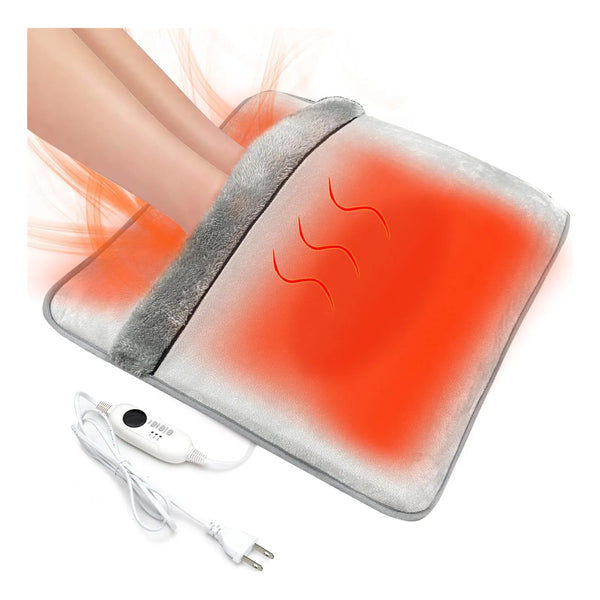 Calentador De Pies Doble Cara Pantalla Lcd Almohadillas Termicas Antideslizante