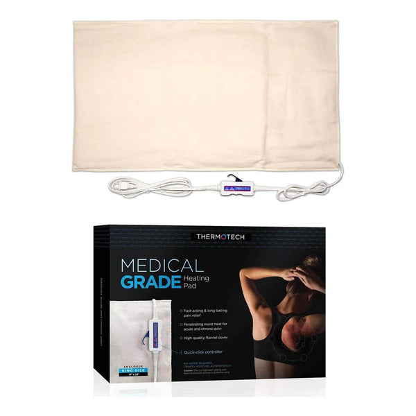 Almohadilla Térmica Médica Thermotech Calor Húmedo Automático Alivia Dolor Espalda Y Músculos