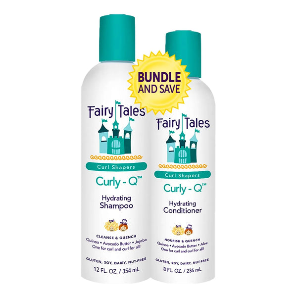 Juego Champú Acondicionador Fairy Tales Curly Q Hidratante Para Rizos Multicultural