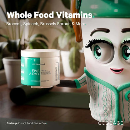 Capsulas De Frutas Y Verduras Integra 15 Variedades En Una Suplemento Nutricional