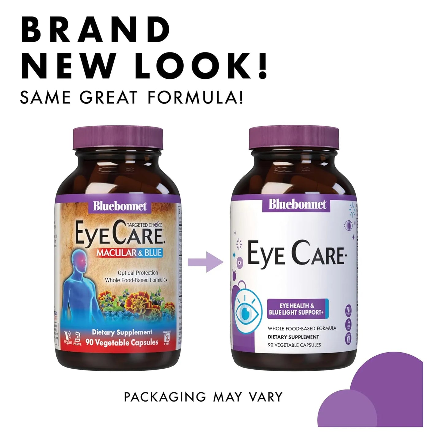 Cuidado Ocular Macular Y Luz Azul 60 Capsulas Vegano Sin Gluten