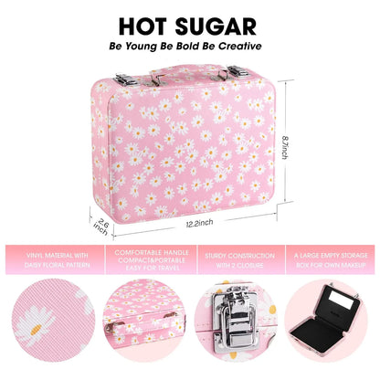 Kit De Maquillaje Hot Sugar Para Adolescentes 48 Sombras Estuche Reutilizable