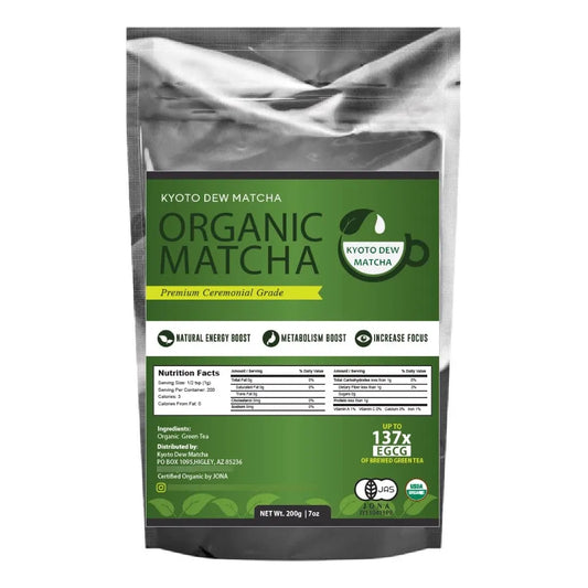 Té Verde Matcha Japonés Orgánico Grado Ceremonial Premium 7 Onzas