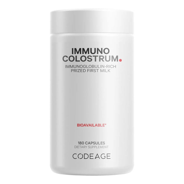 Calostro Liofilizado Codeage 3000mg Alimentado Con Pasto 180 Capsulas Fortalece Sistema Inmunologico