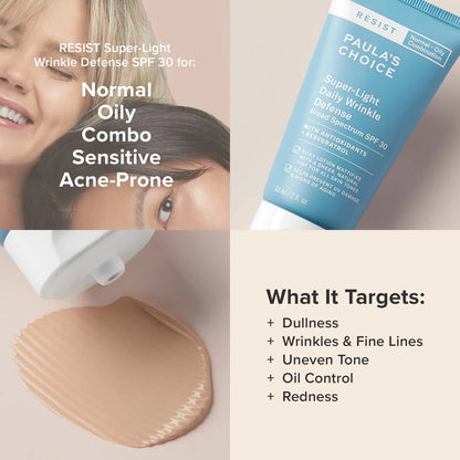 Crema Hidratante Facial Mate Spf 30 Protección Uva Uvb Antienvejecimiento Pieles Grasas