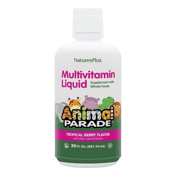 Multivitaminico Liquido Para Niños Sabor Bayas Tropicales 30 Onzas Paquete De 2