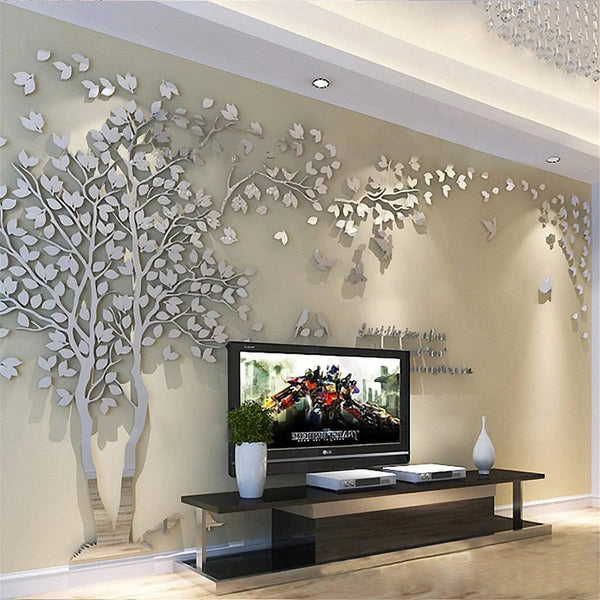 Pegatinas De Pared De Árbol 3D Calcomanías Decorativas Para Hogar