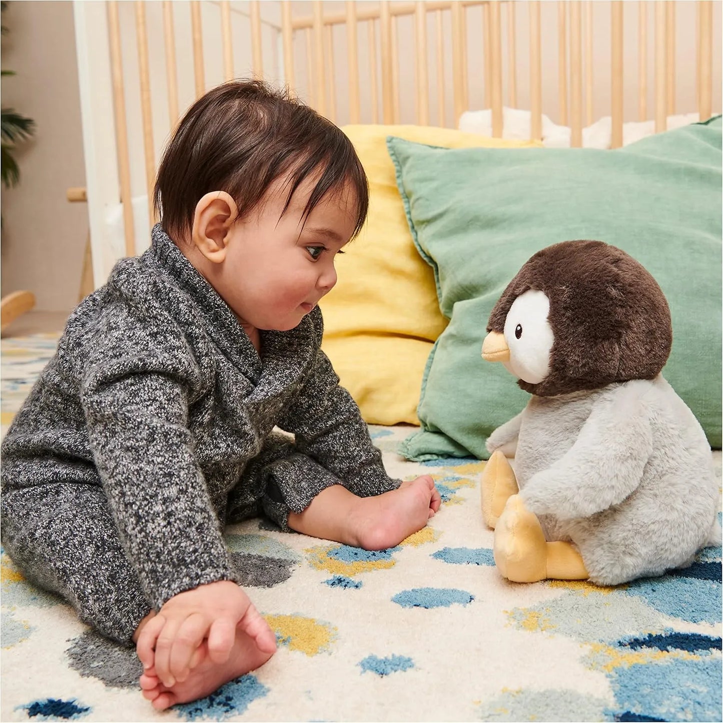 Pingüino Peluche Interactivo Gund Kissy Con Sonidos Y Movimiento Regalo Ideal Para Bebés
