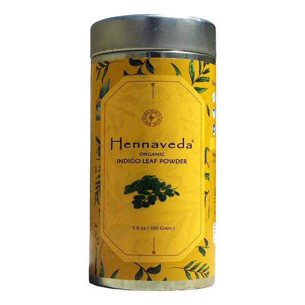 Polvo Índigo Para Cabello Cubre Canas Naturalmente Con Cepillo Y Guantes